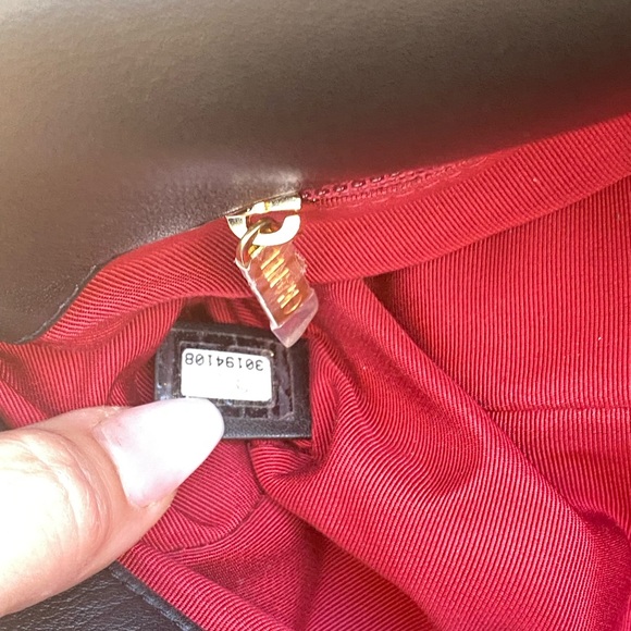 🖤 Rare Sherpa/ shearling authentic CHANEL 19 chain large bag / purse 🖤 - Picture 6 of 17